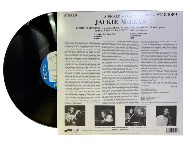 Jackie McLean – A Fickle Sonance LP USED VG++/VG++