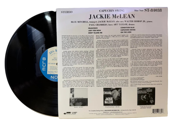 Jackie McLean – Capuchin Swing LP USED VG+/VG+