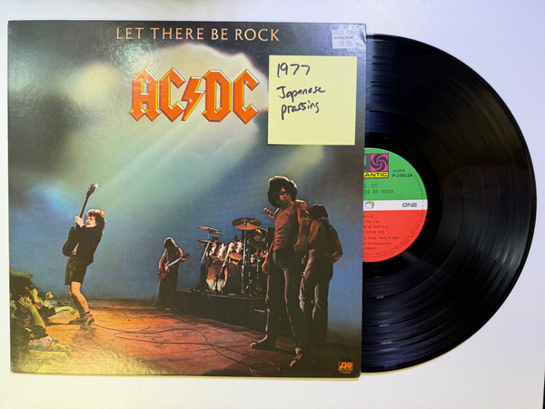AC/DC – Let There Be Rock JAPANESE PRESSING LP USED VG++/VG+