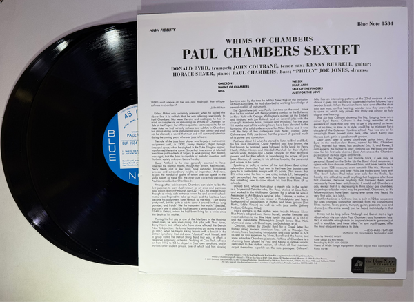 Paul Chambers Sextet – Whims Of Chambers LP USED VG++/VG++