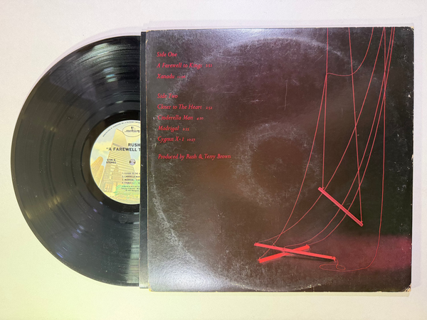Rush – A Farewell To Kings LP USED VG++/VG+