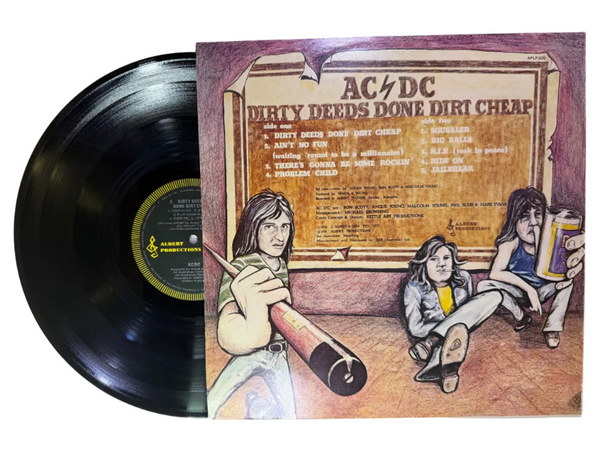 AC/DC – Dirty Deeds Done Dirt Cheap LP USED VG++/VG++