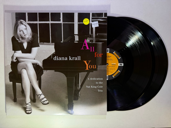 Diana Krall – All For You (A Dedication To The Nat King Cole Trio) LP, USED NM/VG++