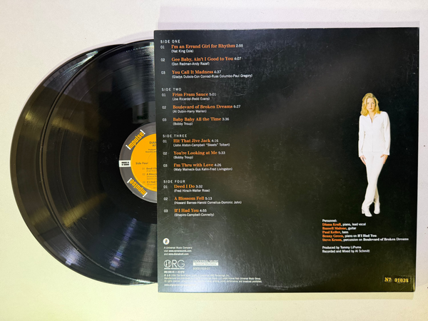 Diana Krall – All For You (A Dedication To The Nat King Cole Trio) LP, USED NM/VG++