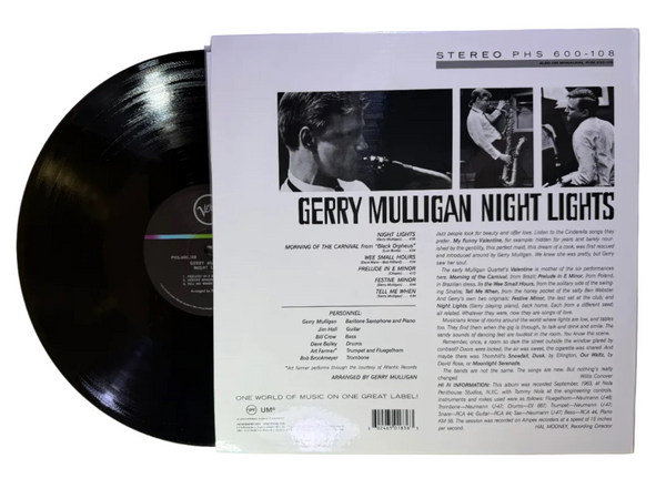 Gerry Mulligan – Night Lights LP USED, NM/NM