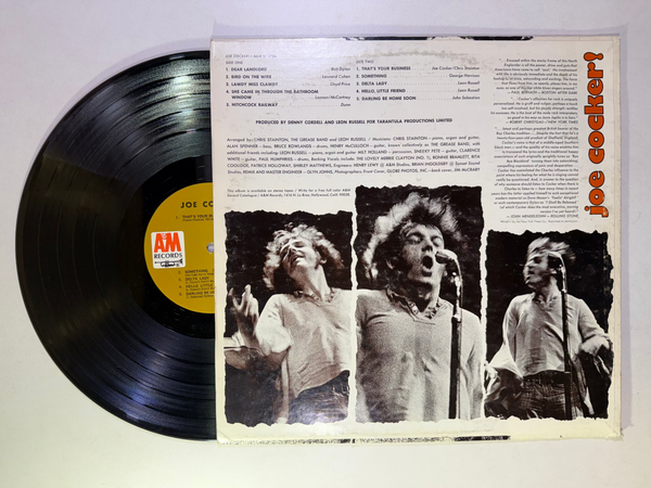 Joe Cocker – Joe Cocker! LP USED VG+/VG+