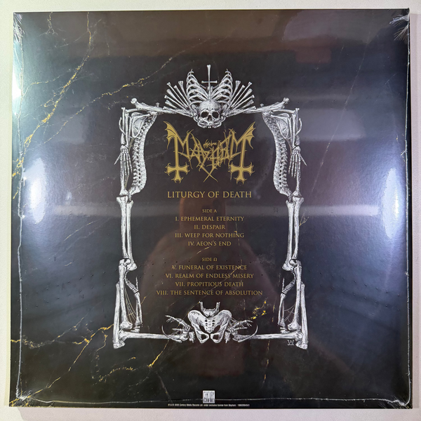 Mayhem – Liturgy Of Death LP USED BOX SET NM/NM