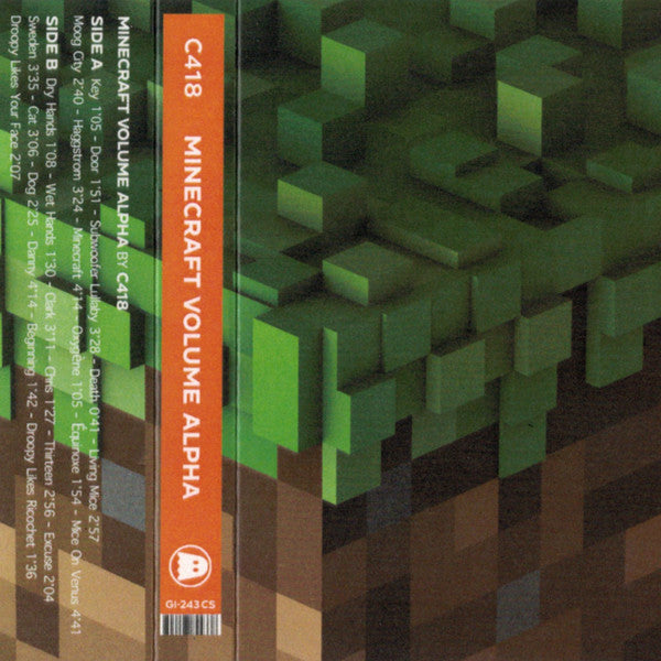 C418 - Minecraft Alpha CASSETTE NEW IMPORT – Hi-Voltage Records