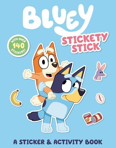 Activity Book Bluey: Stickety Stick: A Sticker & Activity Book (Bluey) 9780593661482