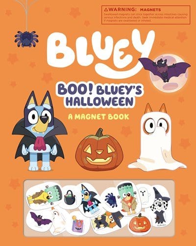 Activity Book Boo! Bluey's Halloween: A Magnet Book 9780593659540