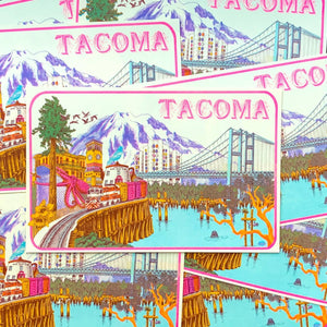 Art Prints Tacoma Riso Print 991670
