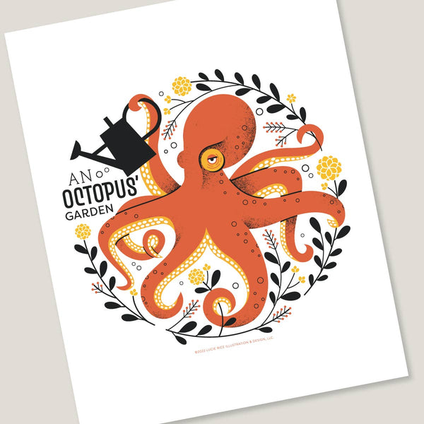 An Octopus' Garden Art Print