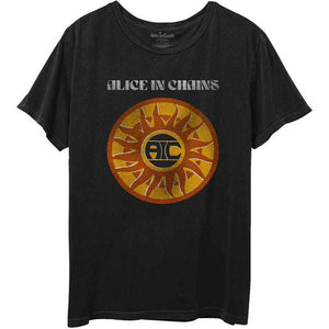 Band Tees Alice In Chains Circle Sun Vintage SHIRT NEW