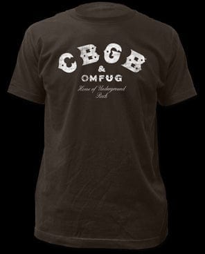 Band Tees CBGB Logo Distressed SHIRT NEW