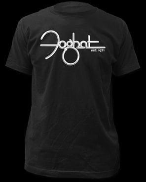 Band Tees Foghat Logo Black SHIRT NEW