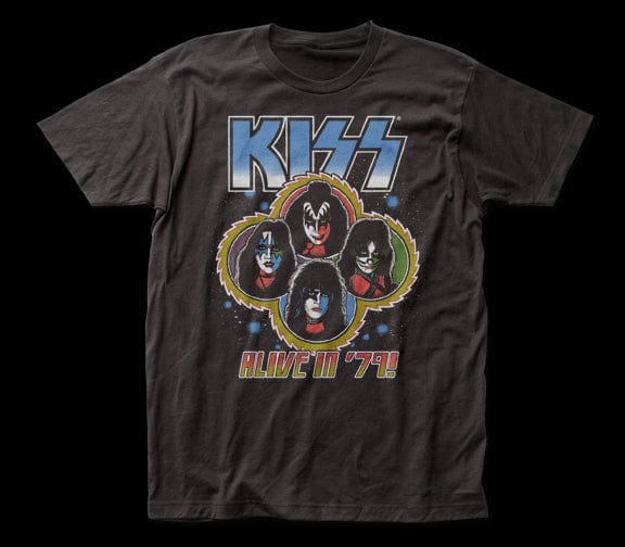 Band Tees KISS – Alive in ’79 SHIRT NEW