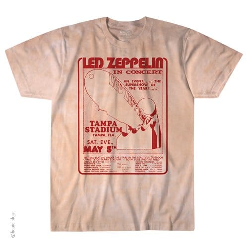 Band Tees Led Zeppelin In Concert SHIRT NEW