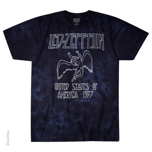 Band Tees Led Zeppelin USA Tour 77 SHIRT NEW