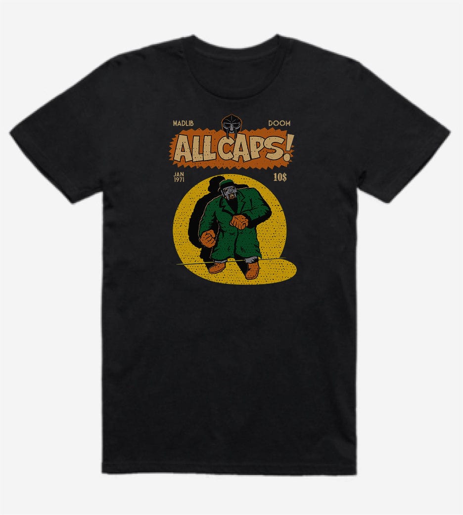 MF Doom - All Caps T-SHIRT NEW