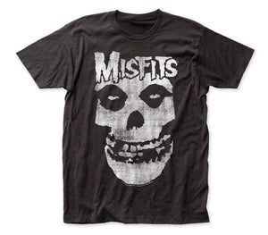 Band Tees Misfits Distressed Skull SHIRT NEW