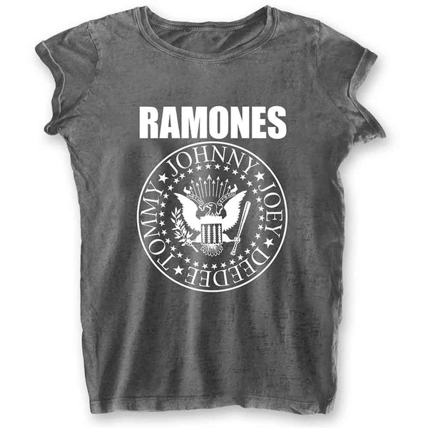 Band Tees Ramones Presidential Steal Burnout Slim Fit SHIRT NEW