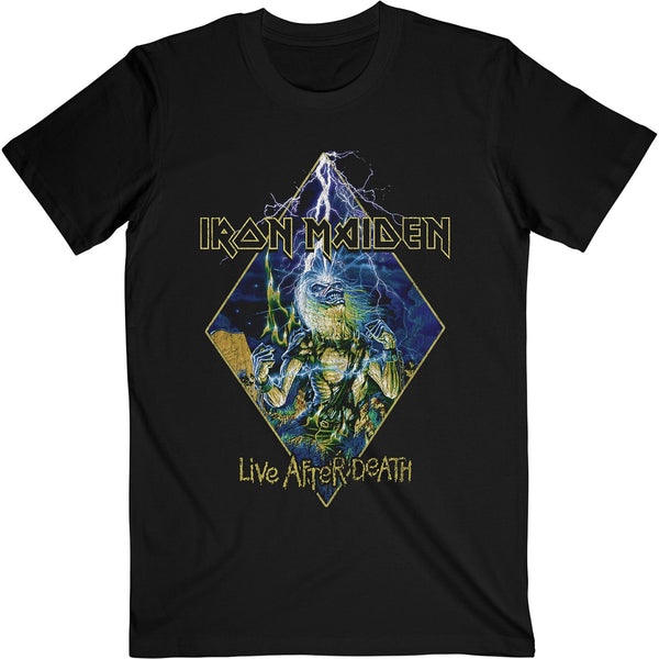 Band Tees Small Iron Maiden Unisex T-Shirt: Live After Death Diamond IMTEE115MB-1