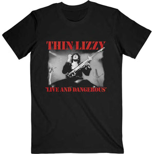 Band Tees Thin Lizzy Live & Dangerous SHIRT