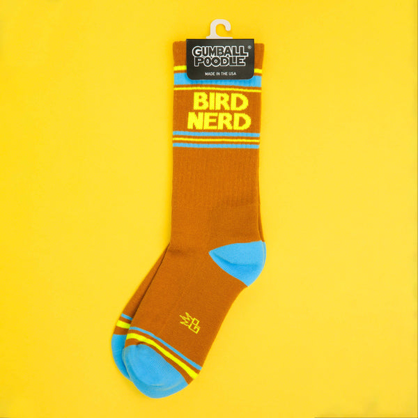 Bird Nerd Gym Crew Socks