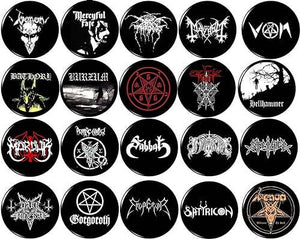 BLACK METAL music bands x 20 1