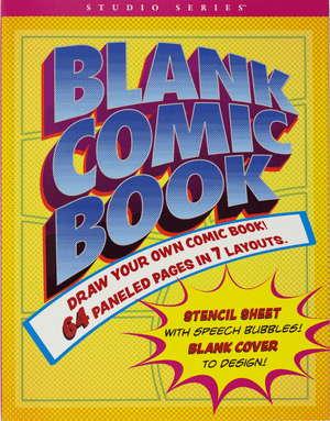 Blank Comic Book (Stencil included)