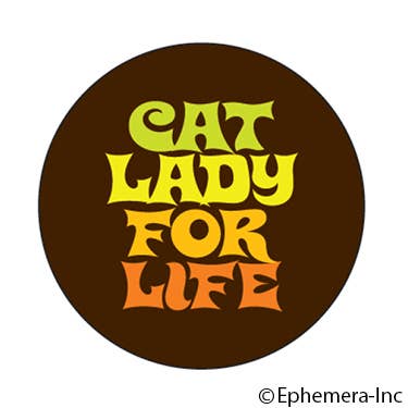 Button-Cat lady for life 991305