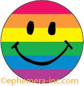 Button-Pride Smile Face 991302