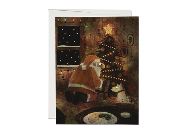 Twinkling Lights holiday greeting card