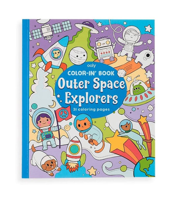 Coloring Book Color-in' Book: Outer Space Explorers 810078031802