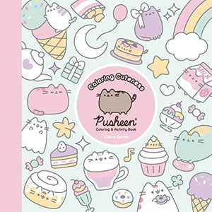 Coloring Book Coloring Cuteness: A Pusheen Coloring & Activity Book (A Pusheen Book) 9781668047880