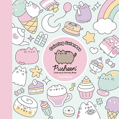 Coloring Book Coloring Cuteness: A Pusheen Coloring & Activity Book (A Pusheen Book) 9781668047880