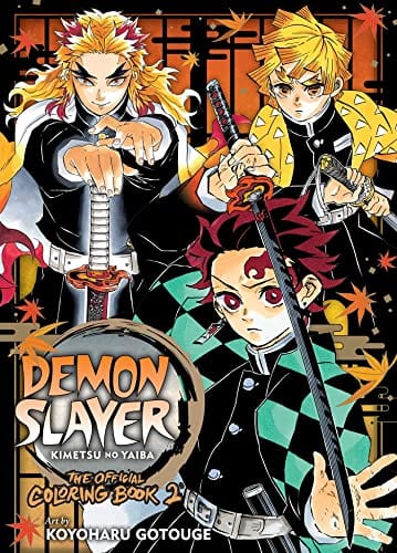 Coloring Book Demon Slayer: Kimetsu no Yaiba: The Official Coloring Book 2 9781974738977