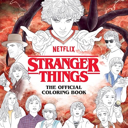 Coloring Book Stranger Things: The Official Coloring Book  - Paperback 9781984861665