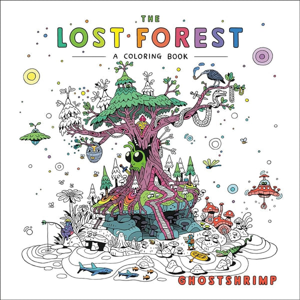 Coloring Book The Lost Forest: A Coloring Book by GHOSTSHRIMP 9780593712597