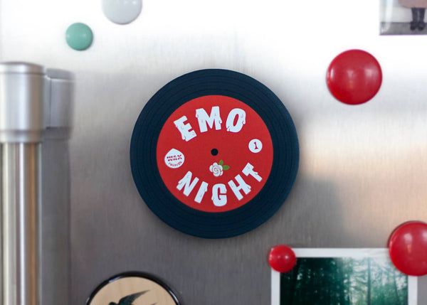 Candle - Emo Night Soy Candle with Playlist & Vinyl Magnet
