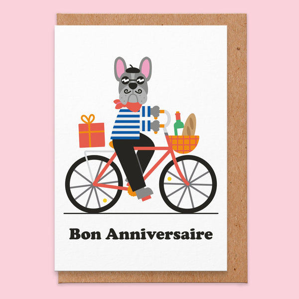 Bon Anniversaire Birthday Card