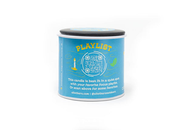 Candle - LoFi Study Soy Candle with Playlist & Vinyl Magnet