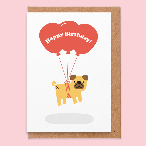 Balloons Birthday Card