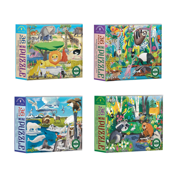 Wild Habitats Mini 36 Piece Puzzle