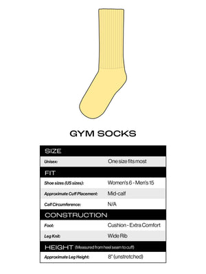Hanging Tuxedo Cat Gym Crew Socks