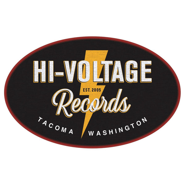 Hi-Voltage Merch Black Patch Hi-Voltage Oval Logo Patch HVBLAPA