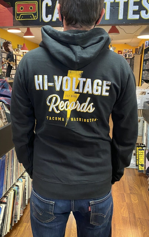 Hi-Voltage Merch Hi-Voltage Full Zip Hoodie - Black