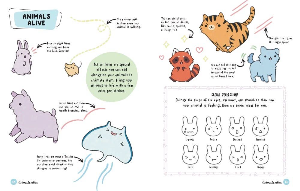 How to Draw Cute Animals by Angela Nguyen – Hi-Voltage Records