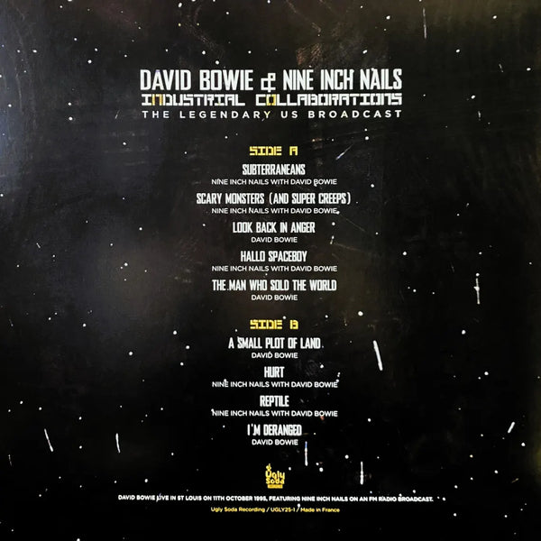 David Bowie & Nine Inch Nails - Industrial Collaborations: The Legendary US Broadcast LP NEW IMPORT