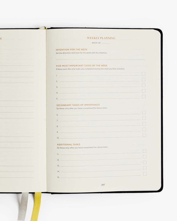 Journal Black Productivity Planner 9780991846221